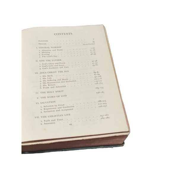 Baptist Hymnal Blue 1956 Convention Press Gospel Hymns Worship Songs Singing - Picture 4 of 4